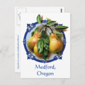 世界のPear Capitolメドフォード、オレゴン州のお土産。 ポストカード (正面/裏面)
