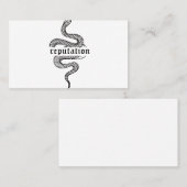 世界のTシャツのヘビの評判 名刺 (正面/裏面)