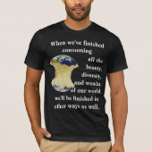 世界のTシャツを使い終わった時 Tシャツ (正面)