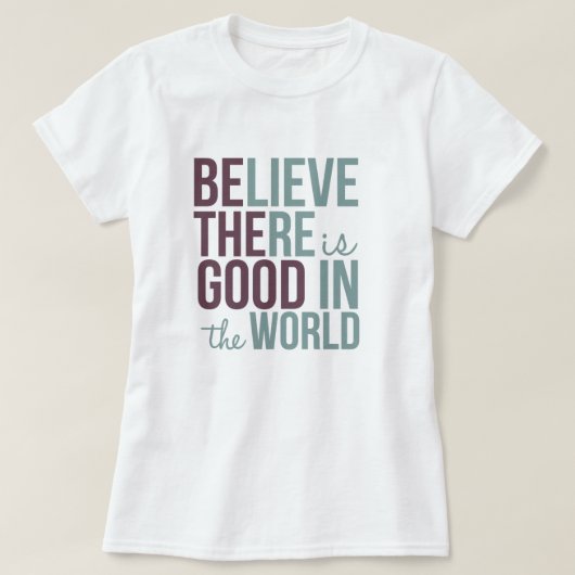 世界のTシャツ感動的が似合う Tシャツ (デザイン正面)