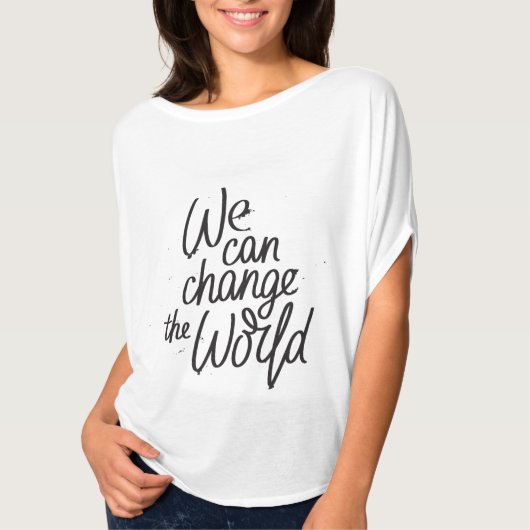 世界のTシャツ感動的を変える Tシャツ (正面)