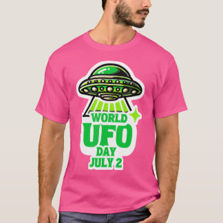 世界のUfoの日7月2日エイリアン未確認の飛んでいるOb Tシャツ