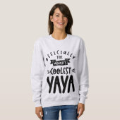 世界のWomens The World's Yayaクール Granda Gift スウェットシャツ (正面フル)