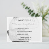 「世界はあなたのことわざのカキ殻 出欠カード (スタンド正面)