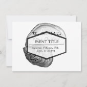 「世界はあなたのことわざのカキ殻 招待状 (裏面)