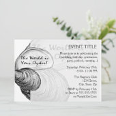 「世界はあなたのことわざのカキ殻 招待状 (スタンド正面)