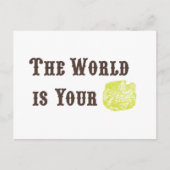 世界はあなたのオイスターのはがき ポストカード (正面)