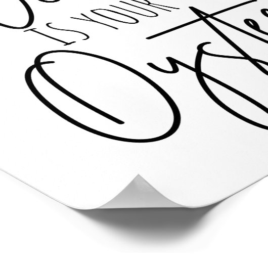 世界はあなたのオイスター子供部屋ポスター ポスター (角)