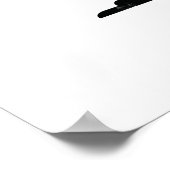 世界はあなたのオイスター、白黒プリント ポスター (角)