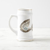 世界はあなたのカキであり、真珠です ビールジョッキ (左)