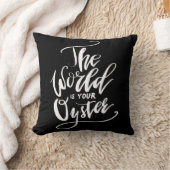 世界はあなたのカキです クッション (ブランケット)