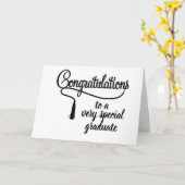 「世界はおめでとう」 カード (黄色い花)