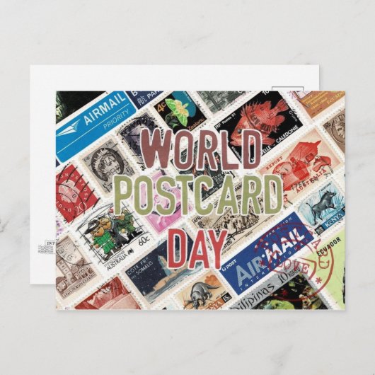 世界はがき日 – はがき独占的 ポストカード (正面/裏面)