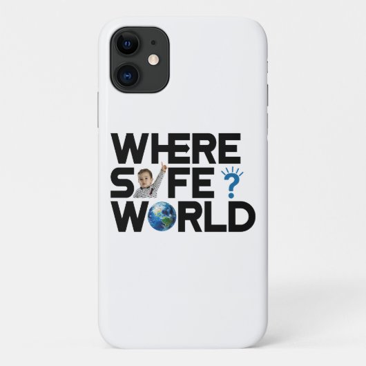 世界はどこが安全？私たちは自由と平和を望んでいる Case-Mate iPhoneケース (裏面)