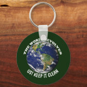 世界はのまわりにItの保清全な認識度 キーホルダー (裏面)