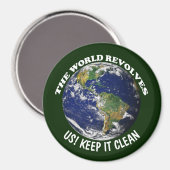 世界はのまわりにItの保清全な認識度 マグネット (正面/裏面)