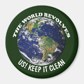 世界はのまわりにItの保清全な認識度 マグネット (正面)