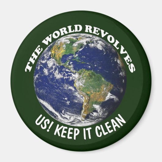 世界はのまわりにItの保清全な認識度 マグネット (正面)