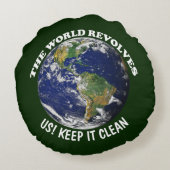 世界はのまわりにItの保清全な認識度 ラウンドクッション (裏面)