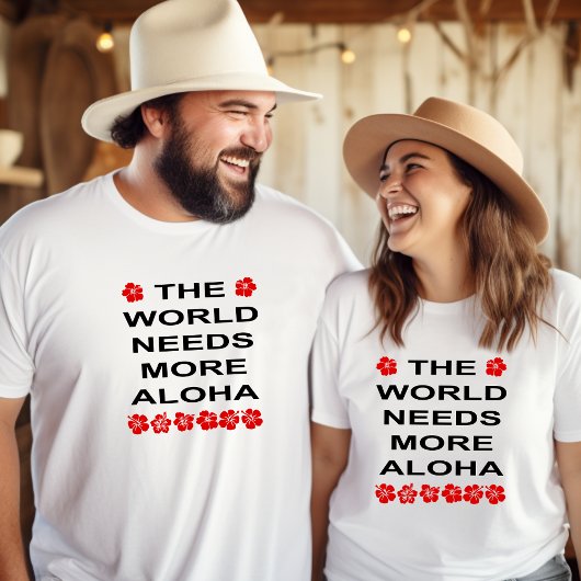 世界はもっとアロハの光を必要とする Tシャツ