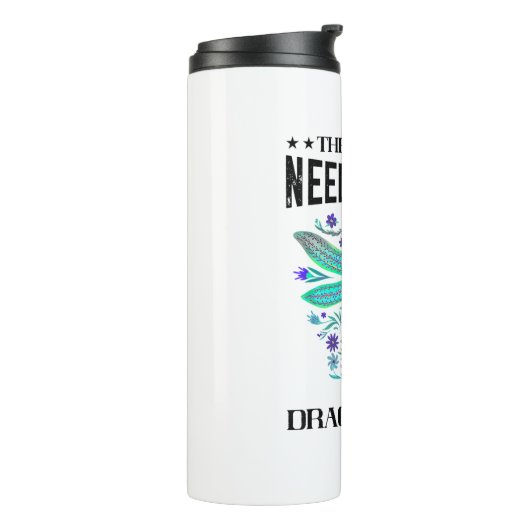 世界はもっと自然のトンボが必要 タンブラー (回転左)