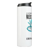 世界はもっと自然のトンボを必要とする タンブラー (回転左)