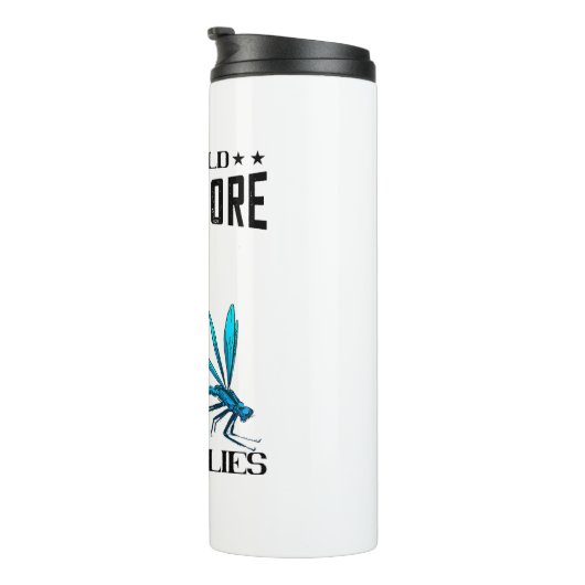 世界はもっと自然のトンボを必要とする タンブラー (回転右)