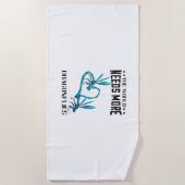 世界はもっと自然のトンボを必要とする ビーチタオル (正面)