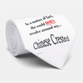 世界はクレストのまわりにド中国のタイを回転 ネクタイ (ロール)