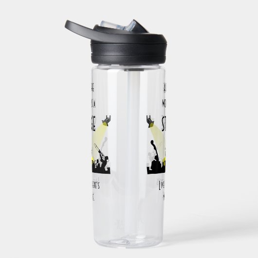 世界はステージのインスパイア引用文 クール ウォーターボトル (右面)