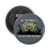 世界はステージのインスパイア引用文 クール 栓抜き (正面)