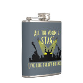 世界はステージインスパイアの引用文 フラスク (右)