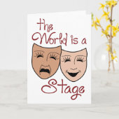 世界はステージ カード (黄色い花)