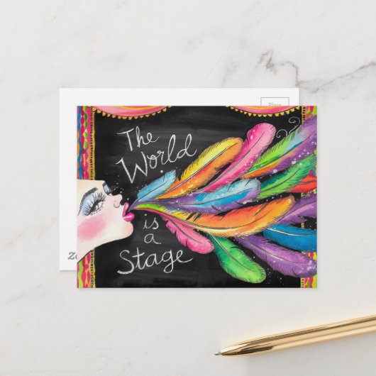 世界はステージ ポストカード (正面/裏面インサイチュ)