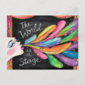 世界はステージ ポストカード (正面)