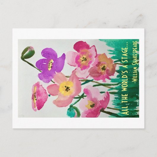 世界はステージ ポストカード (正面)