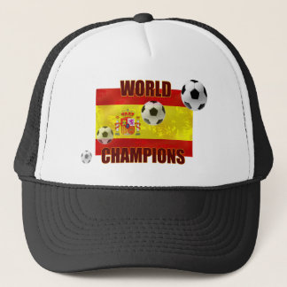 世界はスペインの旗のサッカーボール2010年に挑みます キャップ