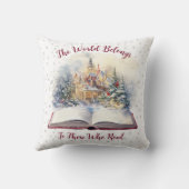 世界は人の読デザインだ クッション (裏面)