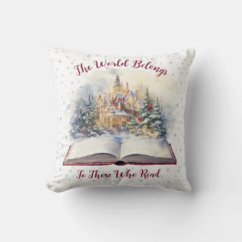 世界は人の読デザインだ クッション