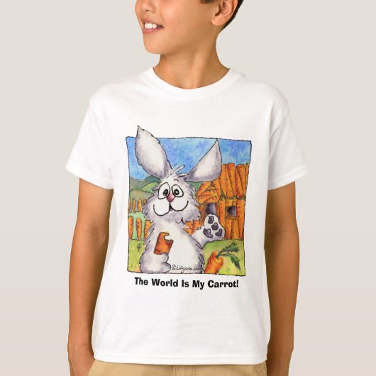 世界は俺のニンジンだ! Tシャツ (正面)