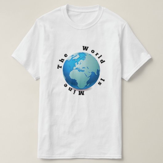 世界は僕のTシャツだ Tシャツ (デザイン正面)
