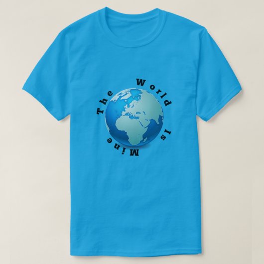 世界は僕のTシャツだ Tシャツ (デザイン正面)