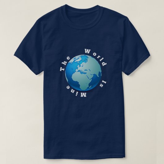 世界は僕のTシャツだ Tシャツ (デザイン正面)