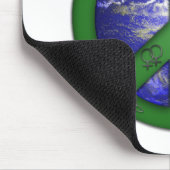 世界は共存します マウスパッド (コーナー)