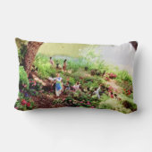 世界は円の装飾用クッション ランバークッション (裏面)