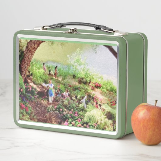 世界は円形の金属弁当箱である メタルランチボックス (インサイチュ)