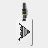 世界は勇敢なネス・モンスターに属している ラゲッジタグ (正面縦)