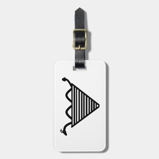 世界は勇敢なネス・モンスターに属している ラゲッジタグ (正面縦)