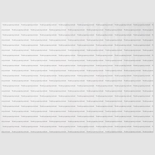 世界は君の牡蠣、君は真珠 薄葉紙 (正面)