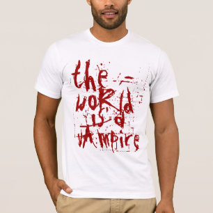 世界は吸血鬼です Tシャツ